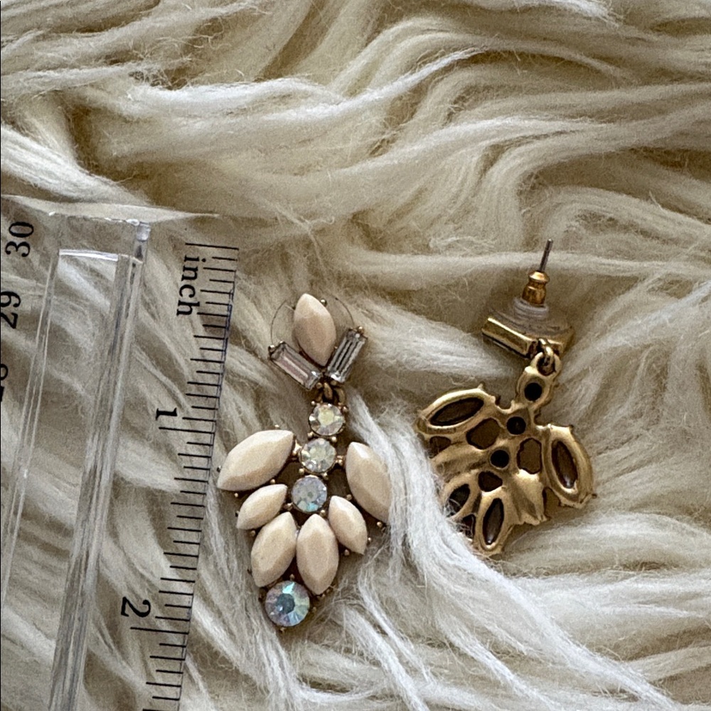 J. Crew rhinestone earrings - Picture 4 of 4